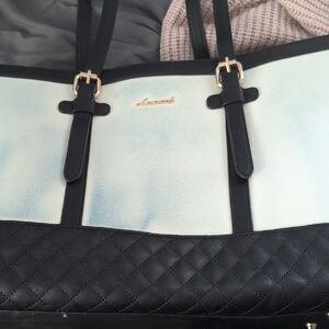 Lacoste Black and White Women's Bag